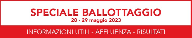 Speciale Elezioni Comunali - Ballottaggio 28-29 maggio 2023